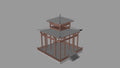 Hexagonal Pavilion | 3D Printable Chinese Garden Pavilion