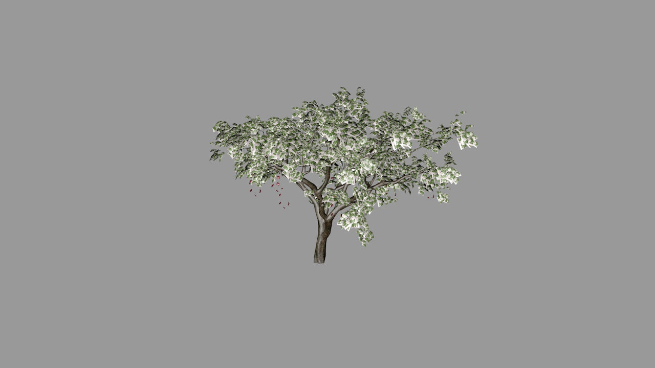 Ancient Bough Tree | 3D Printable Chinese Garden Tree Model